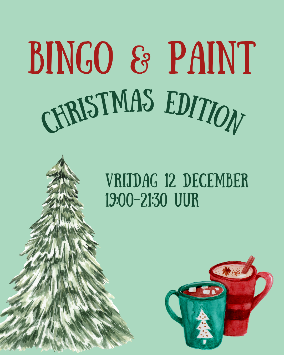 Bingo & Paint - Christmas edition (12 december)