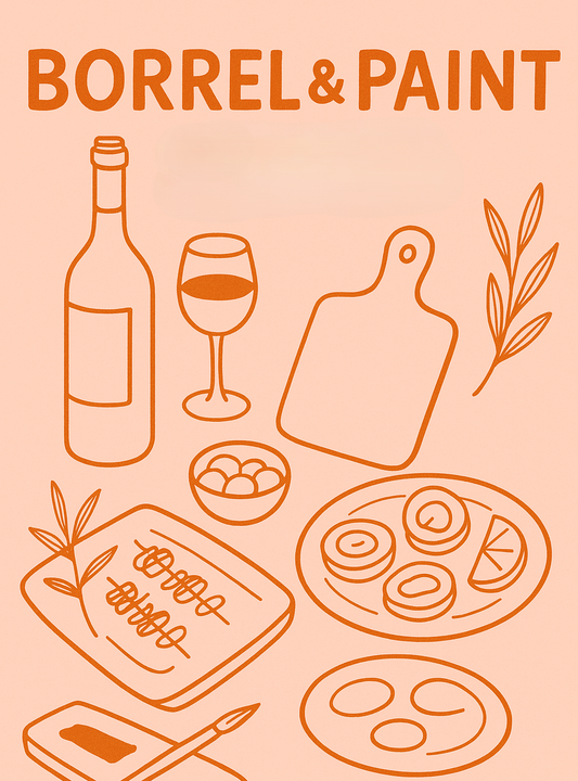 Atelje Café - Borrel & Paint 16 januari 19:00-22:00